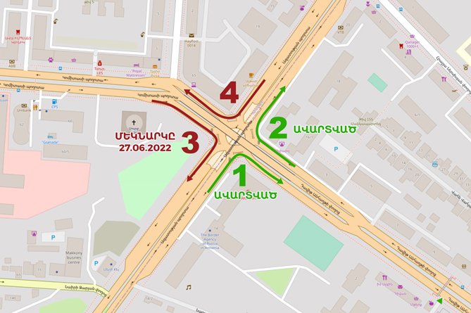 v_erevane_budet_vremenno_zakryta_razvyazka_pr_azatutyan_ul_anakhta_skhema - рис.1