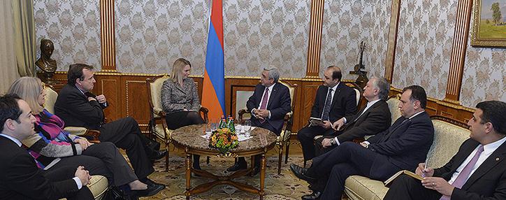   Սարգսյան. Հայաստանի և ԱՄՆ-ի  հարաբերությունները մշտապես վերընթաց զարգացում են ապրել