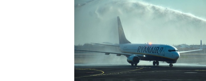 Лоукостер Ryanair осуществил первый рейс в Ереван