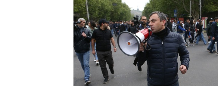 Opposition in Yerevan blocks Kievyan Bridge 