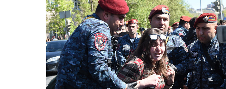 Ոստիկանությունը վիդեոապացույցներ է ներկայացրել Երևանի զանգվածային անկարգությունների վերաբերյալ (ՎԻԴԵՈ)