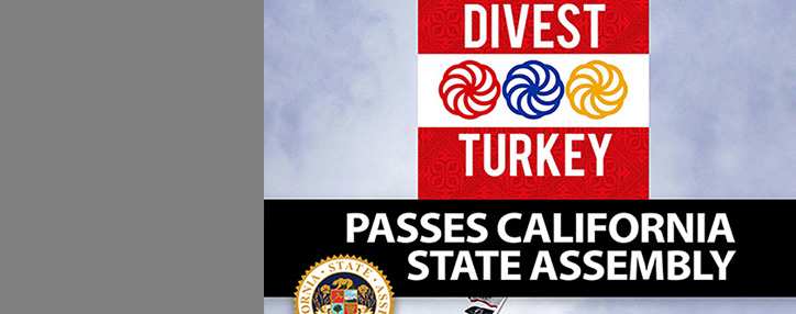 California State Assembly votes to divest from Turkey