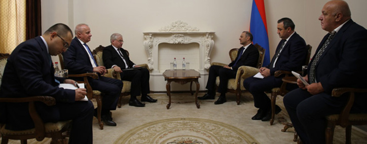 Григорян обсудил с российским сопредседателем МГ ОБСЕ урегулирование отношений с Азербайджаном