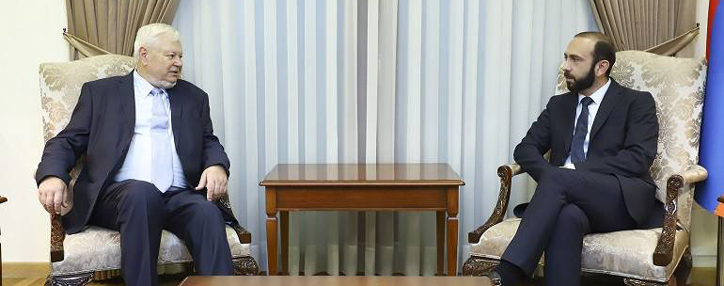 Мирзоян на встрече с Каспршиком осудил азербайджанские попытки произвольного толкования трехсторонних заявлений и дестабилизации ситуации
