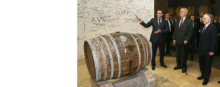 Именная бочка президента Чехии заложена на ЕКЗ
