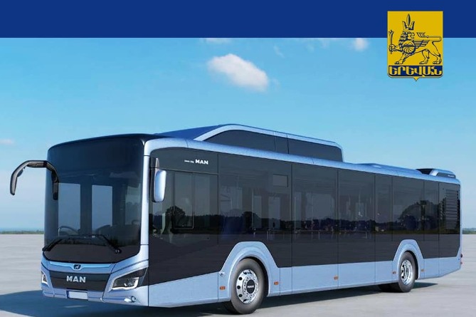 Yerevan municipality rolls out 14 Germany-manufactured MAN buses 