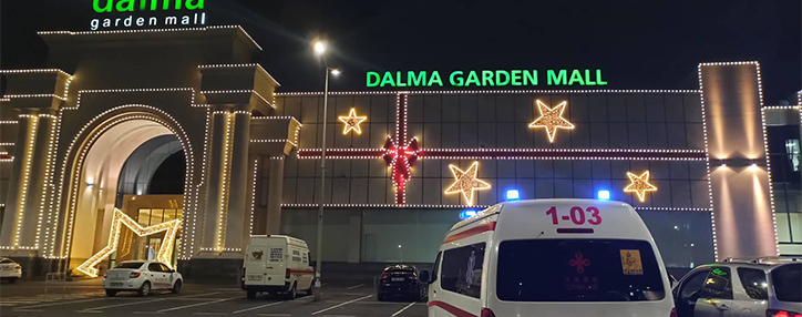 Дирекция торгового центра "Далма Гарден Молл" назвала возможную причину ЧП 