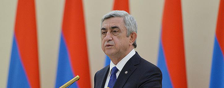 Саргсян: в Армении будут сформированы власти национального согласия