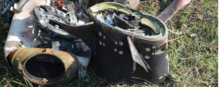 Рядом со Степанакертом обнаружена выпущенная Азербайджаном кассетная ракета с более чем 260 осколочными снарядами (ФОТО)