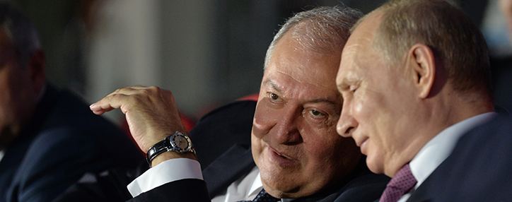 Путин направил Саркисяну поздравительное послание в связи с Днем независимости Армении