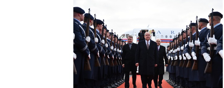 Մեկնարկել է նախագահ Արմեն Սարգսյանի պաշտոնական այցը Գերմանիա