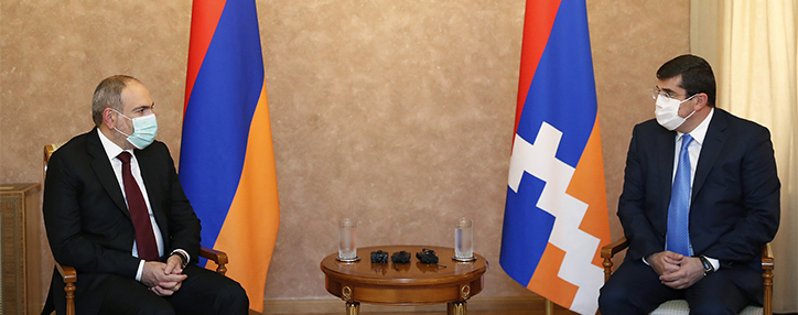 ՀՀ վարչապետն ու Արցախի նախագահը քննարկել են 44–օրյա պատերազմի հետևանքների հաղթահարմանն ուղղված աշխատանքների ընթացքը