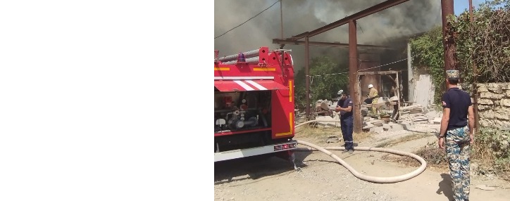 Ստեփանակերտում հրդեհ ու պայթյուն է գրանցվել