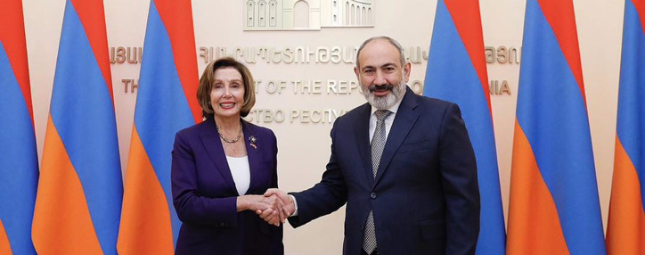 Пашинян – Пелоси: Армения видит готовность правительства США содействовать демократической повестке в стране