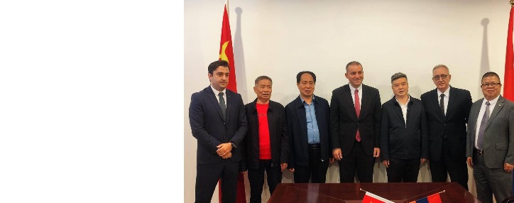 В Китае заинтересованы в открытии цементного и тракторного заводов в Армении