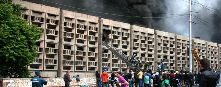 Пожар в компании «Спайка» локализован – МЧС