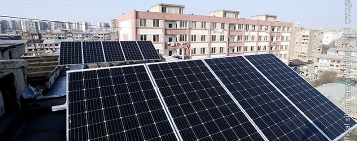 Երևանի 100 շենքում տեղադրվում են արևային ֆոտովոլտային կայաններ, ծրագրի արժեքը 1 մլն 250 հազար եվրո է (ՎԻԴԵՈ)
