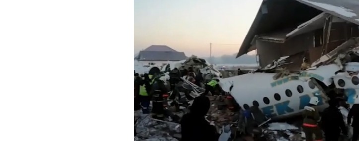 Ղազախստանում կործանվել է Ալմաթիից Նուր–Սուլթան չվերթ կատարող ուղևորատար օդանավը