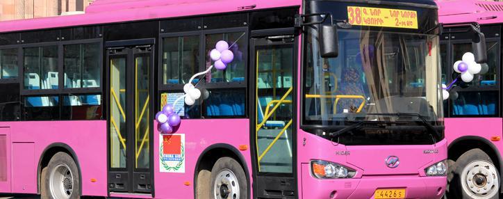 В Ереване дезинфицируют общественный транспорт