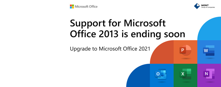 End of support for Microsoft Office 2013