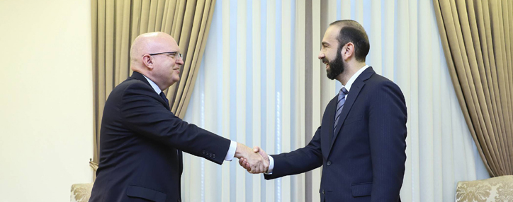 Мирзоян рассказал Рикеру о создании Азербайджаном гуманитарной катастрофы в Карабахе 