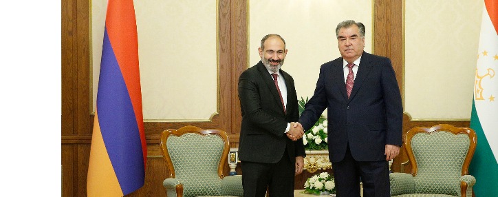Пашинян и Рахмон обсудили вопросы расширения армяно-таджикского сотрудничества в различных сферах
