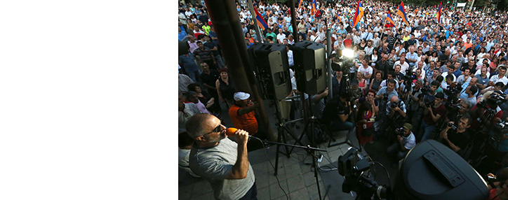 Over 60 people detained Wednesday night in Yerevan 