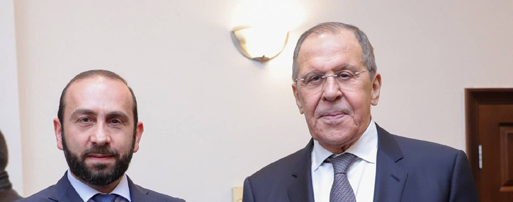 Միրզոյանն ու Լավրովը քննարկել են հայ–ռուսական հարաբերություններն ու սահմանին տիրող իրավիճակը 