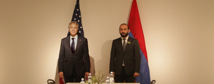 Мирзоян и Блинкен отметили важность возобновления процесса карабахского урегулирования в рамках МГ ОБСЕ