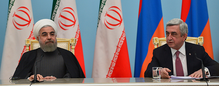 Серж Саргсян принял приглашение Хасана Роухани посетить Иран в 2017 году