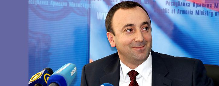 Armenia’s Justice Minister Hrayr Tovmsyan to spend vacation in Barnaul