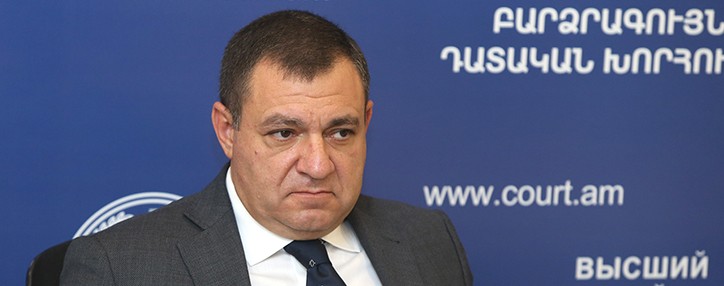 Armenia's Supreme Judicial Council terminates powers of its chairman