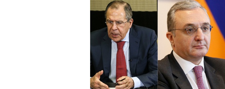 Лавров выразил Мнацаканяну обеспокоенность в связи с боевыми действиями на арцахско-азербайджанской линии соприкосновения