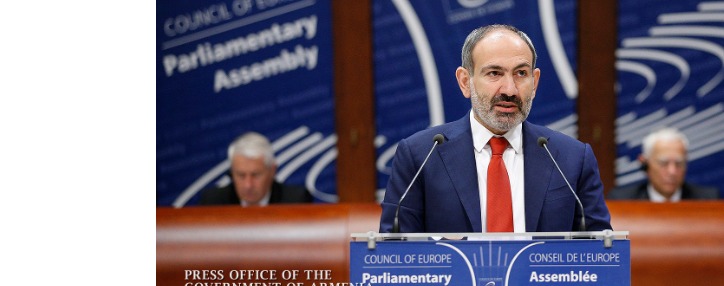 Пашинян призвал ПАСЕ принять меры по укреплению демократических институтов Карабаха