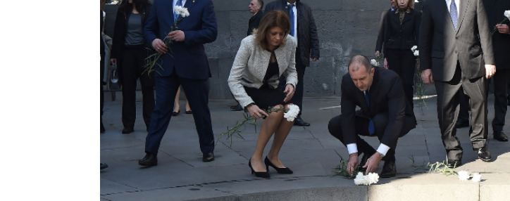 Президент Болгарии воздал дань уважения памяти жертв Геноцида армян