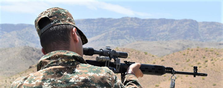 ВС Азербайджана стреляли по армянским позициям в Сотке, применив также миномет