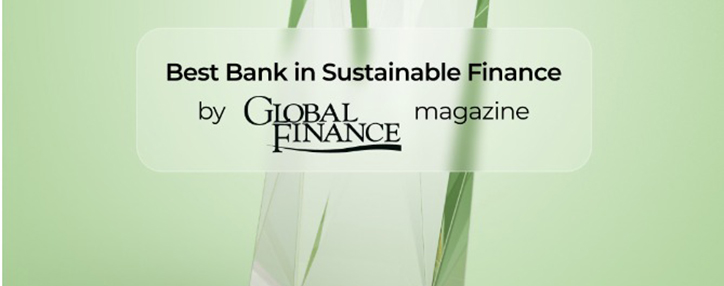 Global Finance Recognizes Ameriabank's Leadership in Sustainable Finance in Armenia