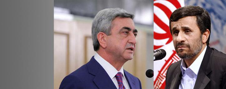 Ahmadinejad invites his Armenian counterpart Sargsyan to NAM summit in Teheran
