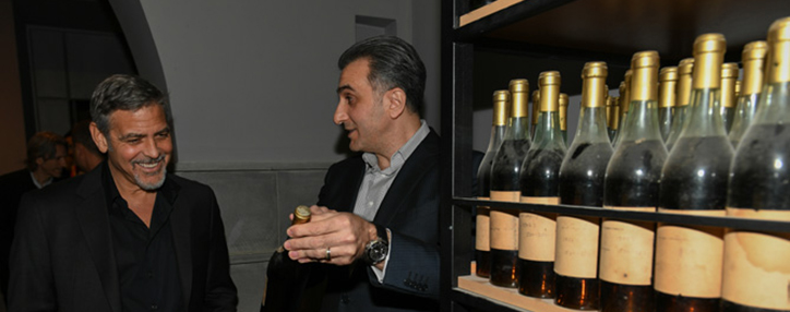 Джордж Клуни и Рубен Варданян посетили музей ЕКЗ