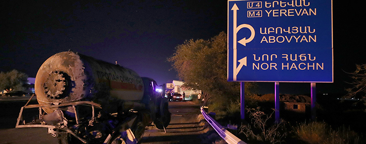 Скончался один из семи пострадавших от взрыва на газозаправочной станции на Севанской трассе