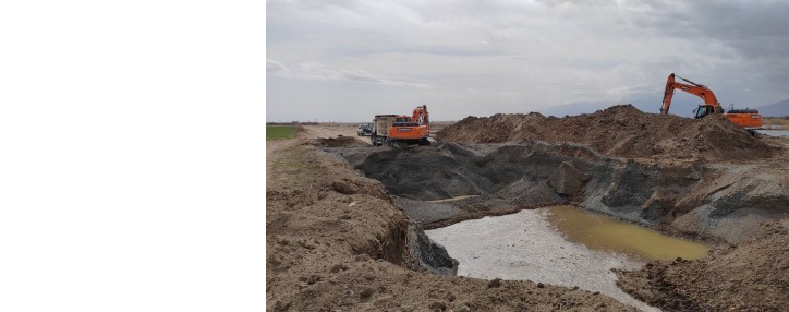 Մեծամորում ավազի ապօրինի հանք է հայտնաբերվել (ՖՈՏՈ)