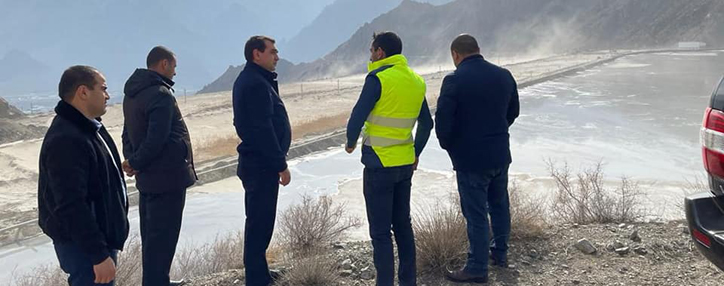 Замминистра ознакомился с производственным процессом и состоянием хвостохранилищ на Агаракском ММК (ФОТО)