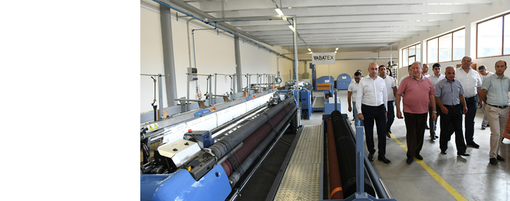 ՀՀ նախագահն այցելել է  Լոռիում գործող կարկտապաշտպան ցանցերի արտադրությամբ զբաղվող գործարան (ՎԻԴԵՈ)