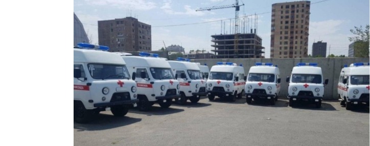 Региональные медучреждения Армении получат новые машины "Скорой помощи" 