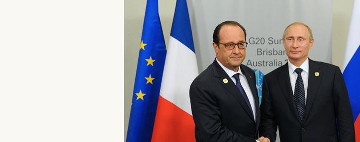 Պուտինն ու Օլանդը քննարկել են ղարաբաղյան հակամարտության կարգավորման հարցը