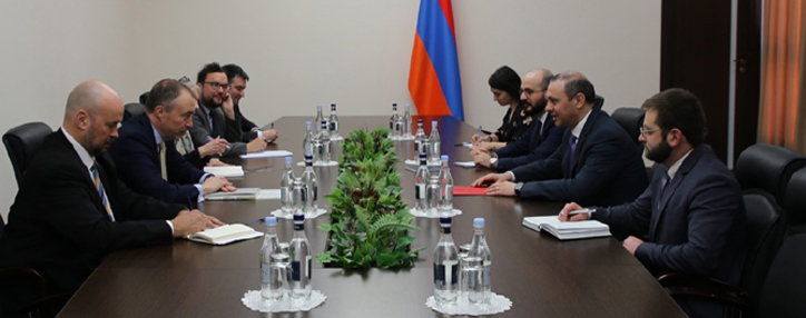Григорян обсудил с Клааром армяно-азербайджанские переговоры и карабахское урегулирование