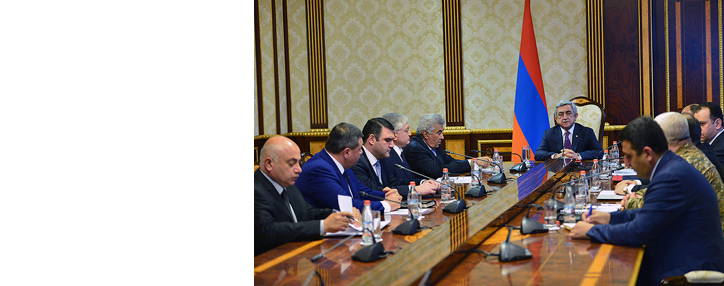 ՀՀ նախագահն այսօր Ազգային անվտանգության խորհրդի նիստ է հրավիրել