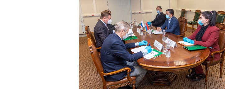 Հակոբ Արշակյանը քննարկումներ է ունեցել ՀՀ-ում «Ալյանս» ազատ տնտեսական գոտու տարածքների և «ՌԱՕ Մարս» ռուսական կազմակերպությունների զարգացման հեռանկարների շուրջ