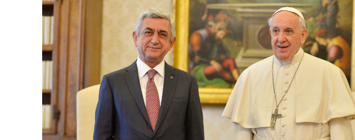 Саргсян: Нарекаци станет вечным символом солидарности между Арменией и Ватиканом