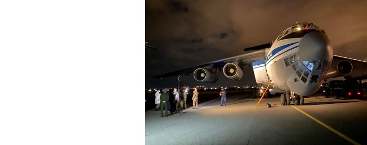 ՊՆ. ՌԴ-ից Հայաստան է ժամանել կորոնավիրուսի հետազոտություններ կատարելու շարժական լաբորատորիայով և ախտահանման համակարգով համալրված ԶՈՒ մասնագետների թիմը. ՖՈՏՈ 